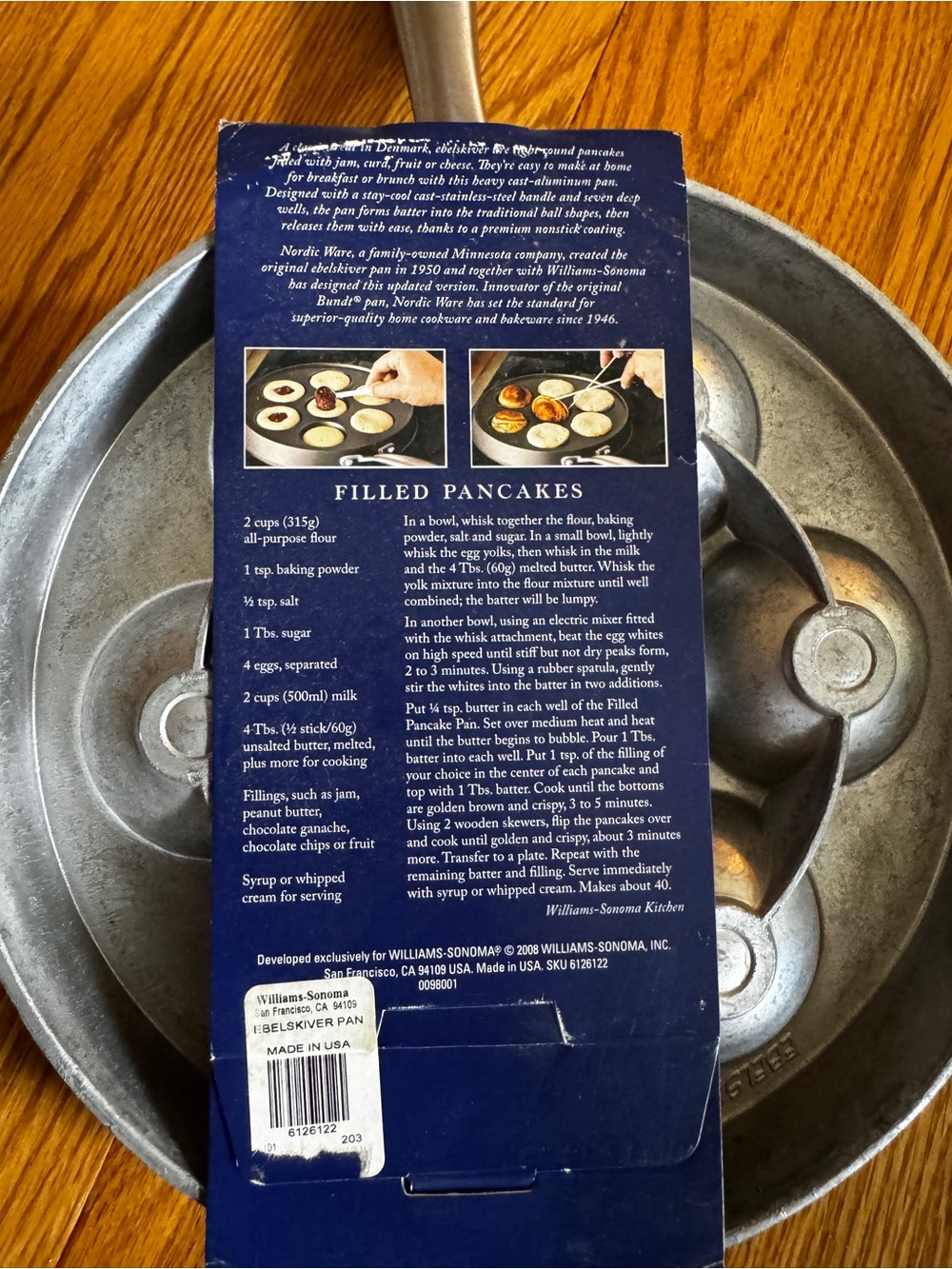 Williams Sonoma Nonstick Filled Pancake Pan - Picture 3 of 3